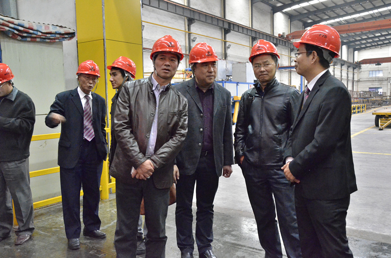 贵州理工学院、桂林理工大学辅导光临我司参观领导工作