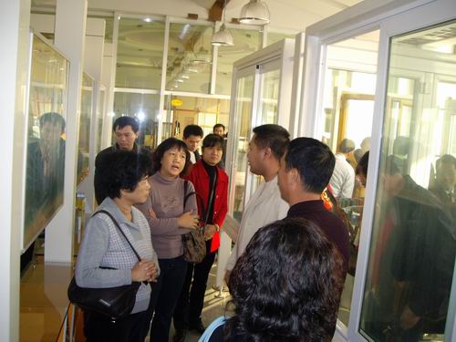 潘总率团调查山东分公司