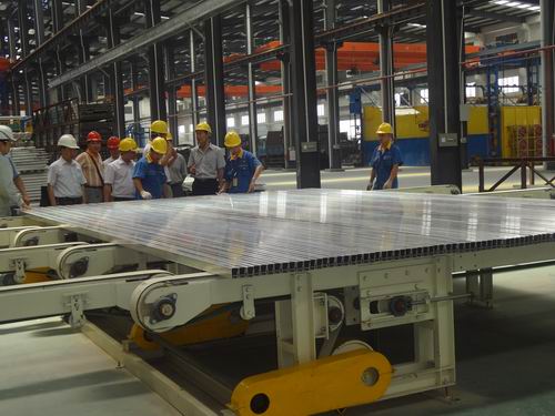 立式氧化出产线顺利试产