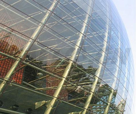 构筑幕墙里的全玻幕墙有关知识-4008云顶集团铝业