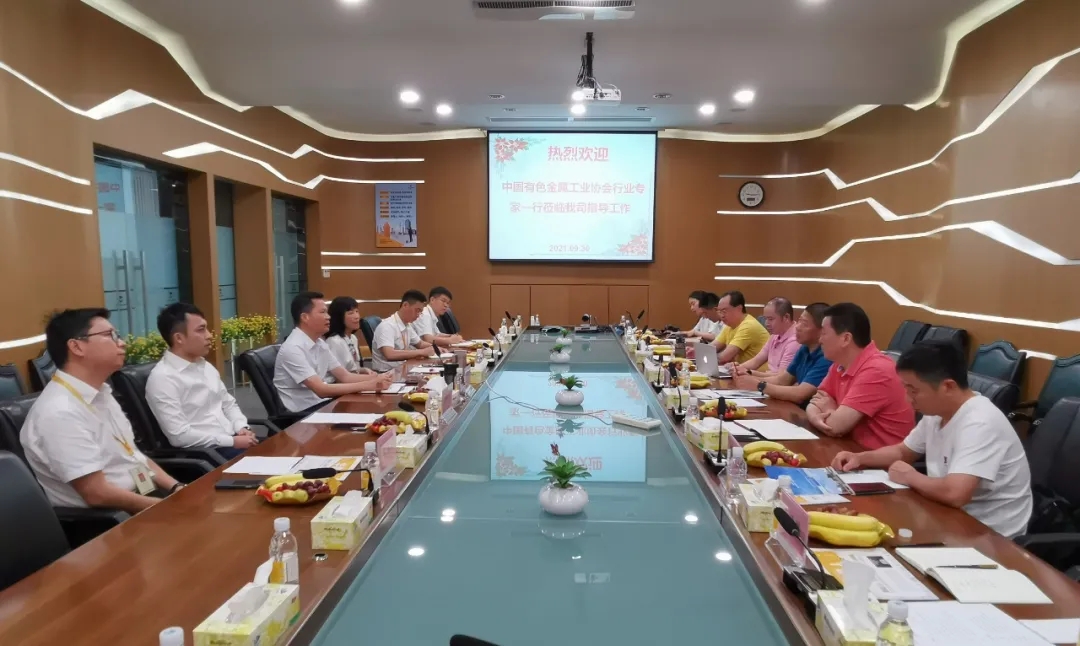 中国有色金属加工工业协会理事长范顺科一行辅导光临4008云顶集团集团调研工作