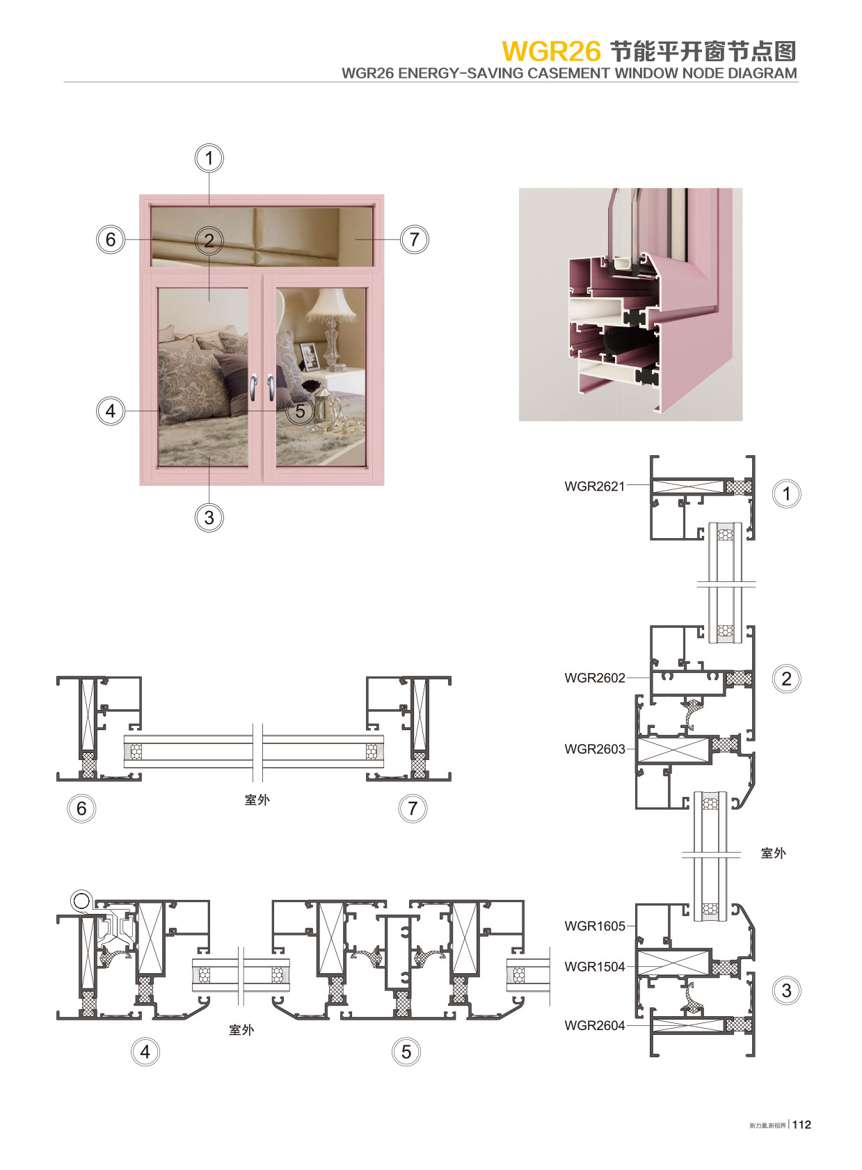 WGR26隔热节能平开系列